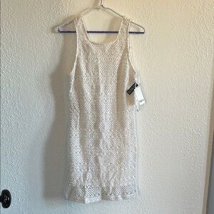 S-Bar III Ivory Lace Dress with liner
